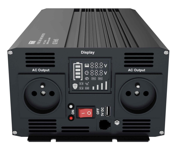 Newell Przetwornica napięcia z czystą sinusoidą 12V/230V/2000W - 1322543 - zdjęcie 3